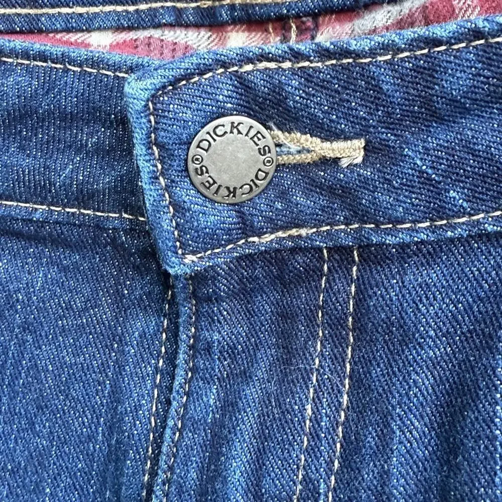 Dickies flannel lined women's jeans Size 14